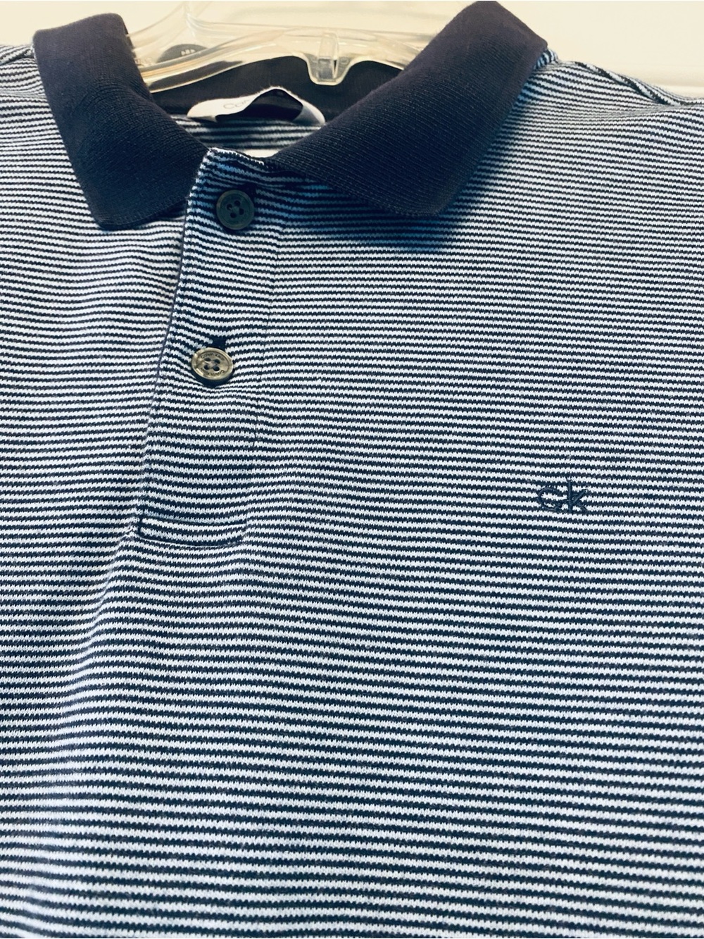 Calvin Klein Striped Polo